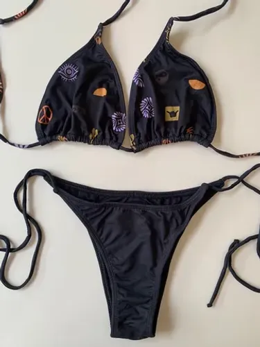 Biquíni Hang Loose Estampado Cortininha tam. M