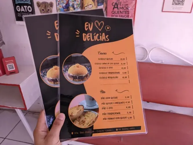 Cardápio para Cafeteria