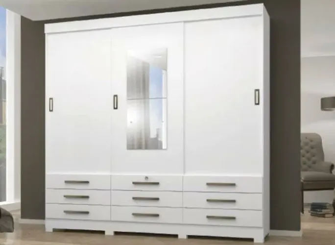 guarda roupa casal New Toquio 9 gavetas 