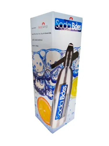 GARRAFA SODA PRATA 1L