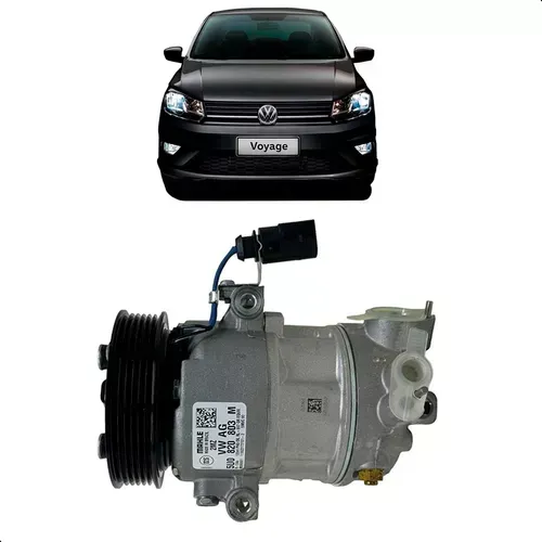 Compressor do ar-condicionado original Gol, Voyage, Saveiro, Fox 1.6 8v 2013 a 2022