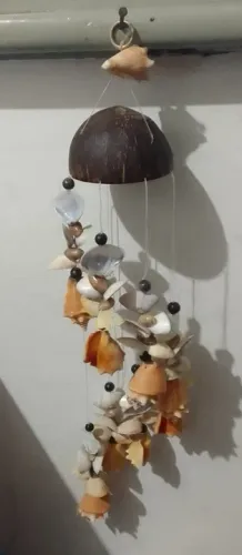 Móbile de conchas