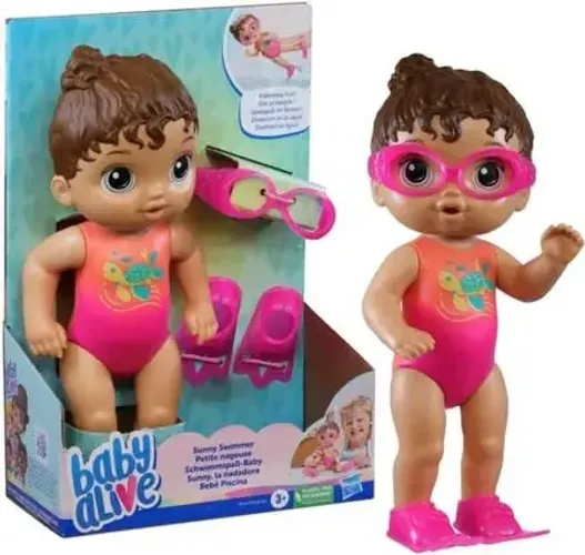 Baby alive bebe piscina