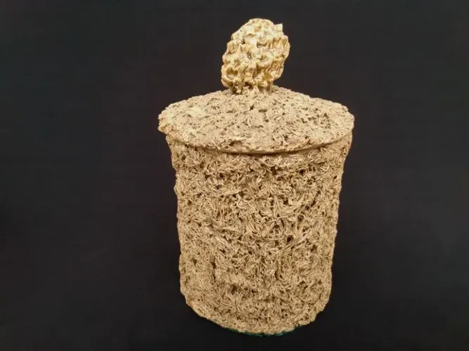 Antigo Pote Italiano Em Cerâmica Séc.19