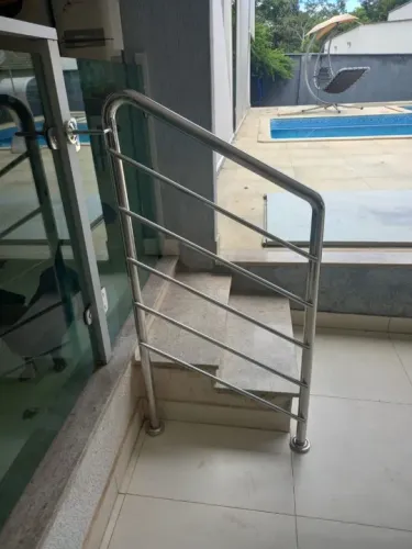 Corrimão em aço inox 