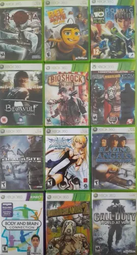 Jogos Xbox 360 mídia física originais 