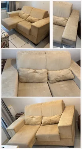 Sofá retrátil 2 lugares