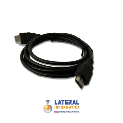 Kit 10 Cabo Preto HDMI 1.8m para TV, monitor e projetor