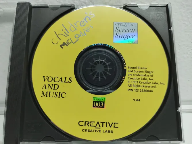 CD de Músicas Infantis - Creative Labs