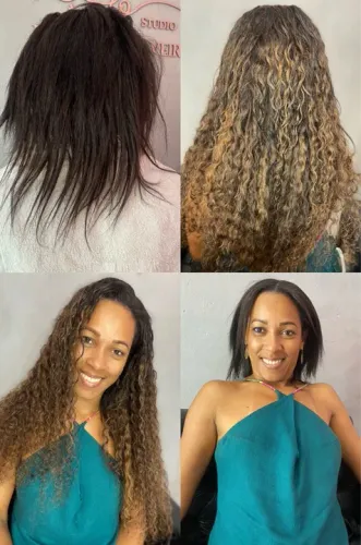 Colocação de mega hair