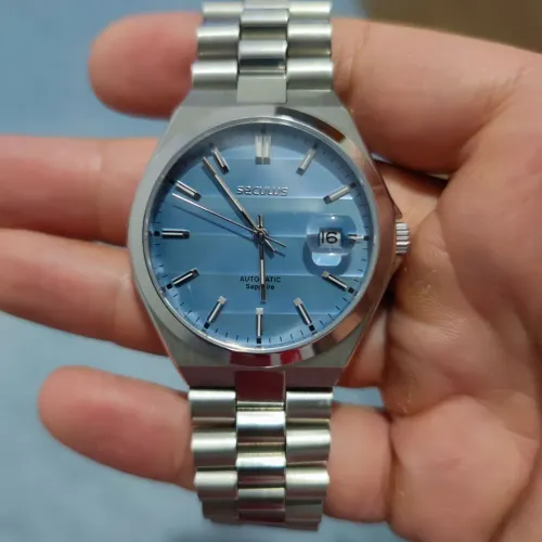 Relógio automático Seculus Azul