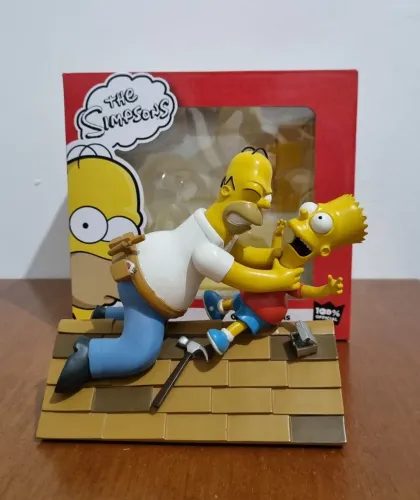 Homer Vs. Bart - The Simpsons - Iron Studios / Piziitoys