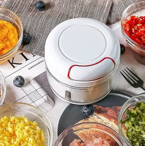 Mini Triturador Manual de Alimentos Portátil
