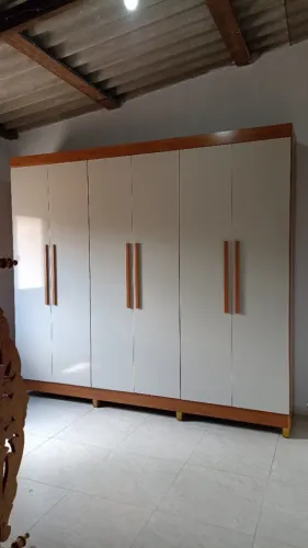 Guarda roupa casal 100% MDF super grande entrega e montagem grátis para Anápolis