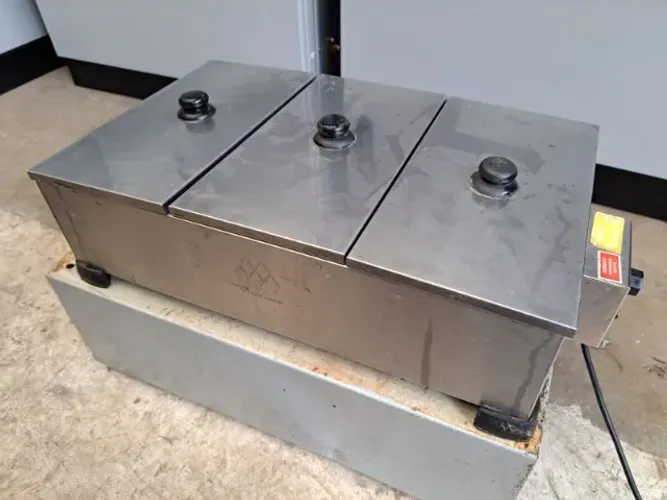 Derretedeira Industrial INOX 3 Cubas - 220v