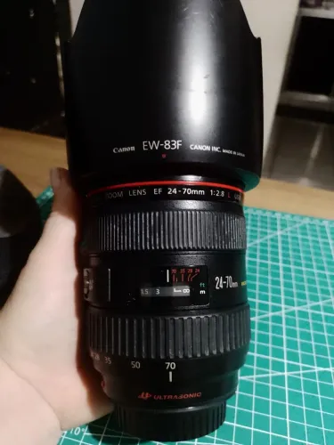 Lente objetiva Canon 24-70mm  2.8 L Usm Ef (usado)