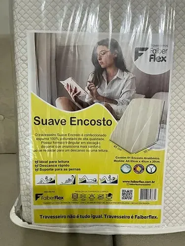 Travesseiro Suave Encosto Espuma 23 Malha - Entrega grátis para Fortaleza