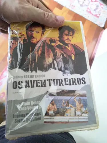 Dvd clássico os aventureiros alain delon (lacrado)