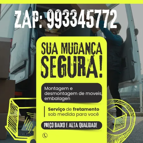 Mudança frete águas claras Taguatinga Ceilândia samambaia Vicente Pires Guara