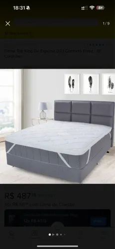 Pillow Top King De Espuma D33 Conforto Firme - Bf Colchões