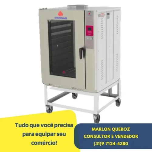 Forno Turbo 10  Esteiras a Gás Progas Bivolt