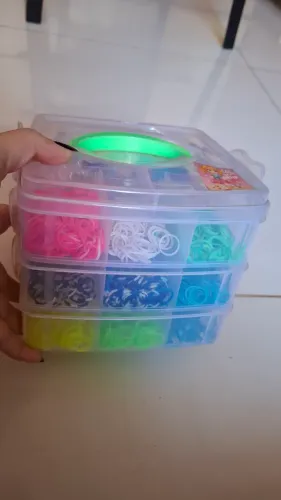 Kit para fazer pulseiras de elastico 