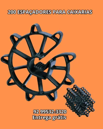 Espaçador para concretagem kit 200 peças