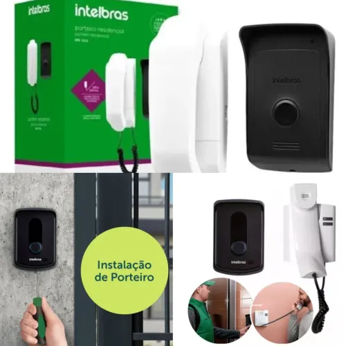 Interfone Intelbras instalado faça seu orçamento aceitamos cartões e parcelamos.