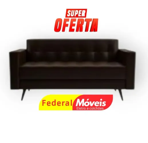 Sofá para Escritório 3 Lugares - NOVO - Confortável, moderno e resistente