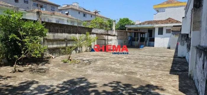 Terreno à venda, 369 m² por R$ 2.120.000,00 - Aparecida - Santos/SP