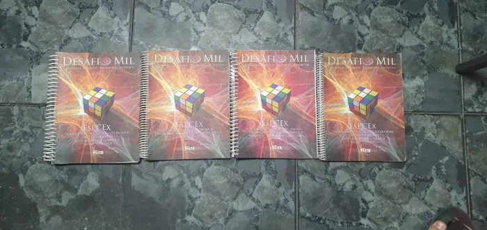 4 Apostilas Desafio Mil - caderno de exercícios - Pré-Militar