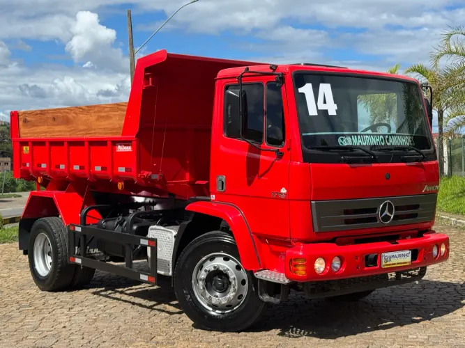MB 1719 ANO 2014 CAMINHÃO CAÇAMBA ZERO