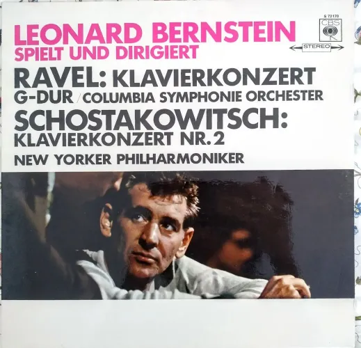 Vinil Leonard Bernstein Ravel & Schostakowitsch Concertos P/ Piano e Orquestra