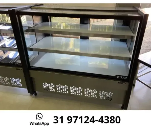 Balcão Vitrine Expositor Polar 1,25M