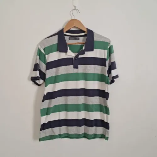 Camiseta Polo Masculina listrada