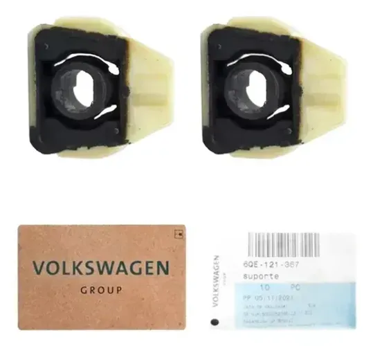 Par de Coxim Superior Radiador Gol Voyage Saveiro Original Vw - 6QE121367.