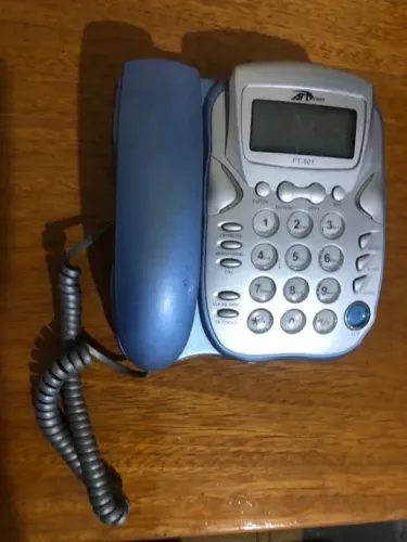 Telefone Fixo com Display Digital