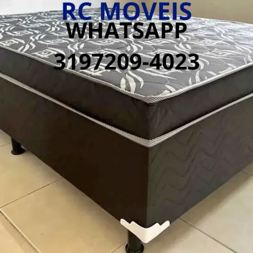 Cama Box Casal OrthoBox com Colchão D33 Direto da Fábrica