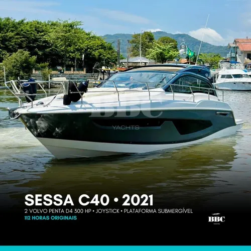 Lancha Sessa C40 - 2021 - 118 horas 