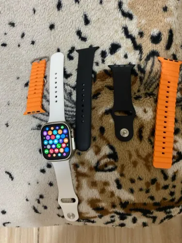 Smartwatch Ultra Tela Infinita + 4 Pulseiras