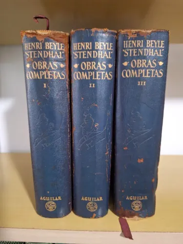 Obras Completas Stendhal - 3 volumes (Em Espanhol)