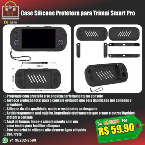 Case Silicone Protetora para Trimui Smart Pro