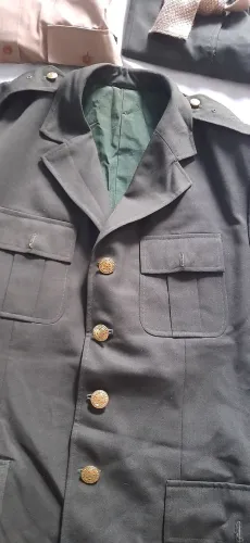 Casaco Militar Verde Escuro