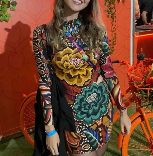 Vestido Farm TAM M novo com tag