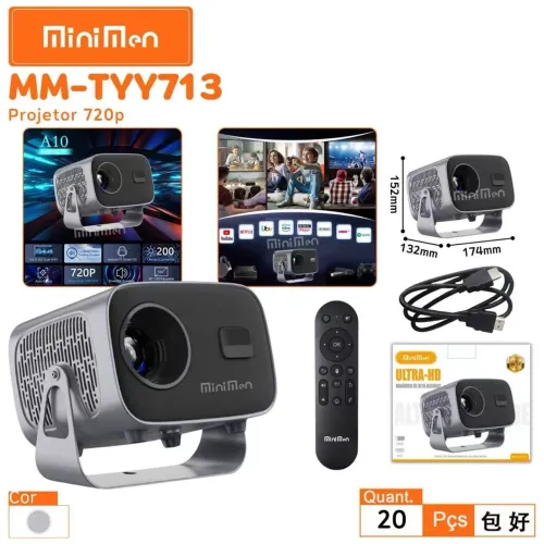 Projetor Mini Men MM-TYY713 720p - A10