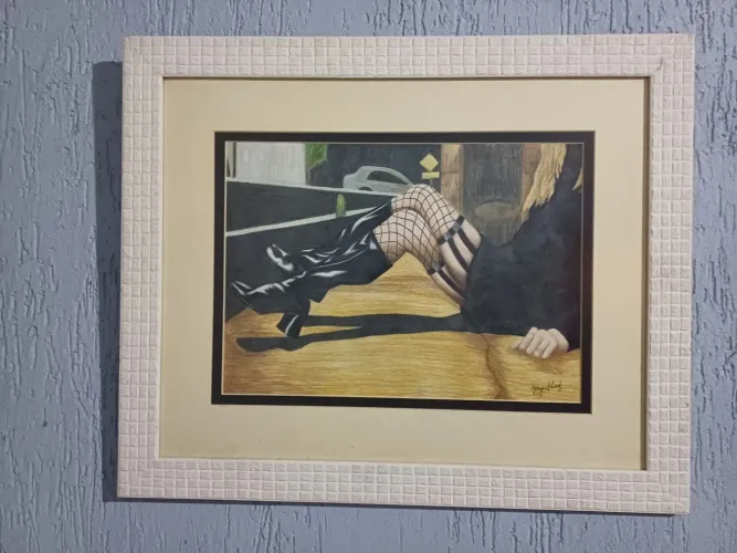 Quadro decorativo - Desenho emoldurado