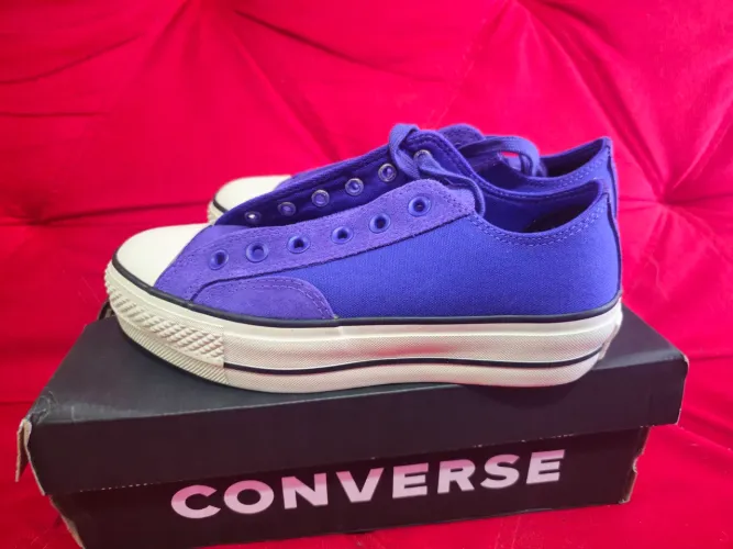Converse Chuck Taylor All Star Lift Ox Crafted Colors Roxo Indigo