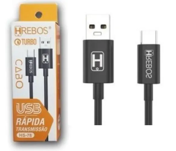 Cabos Celular Hrebos turbo 3.0 Hs-78(tipo C)