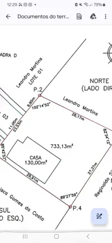Sítio no Eusébio com área de 733m² de terreno e construída de 130m²
