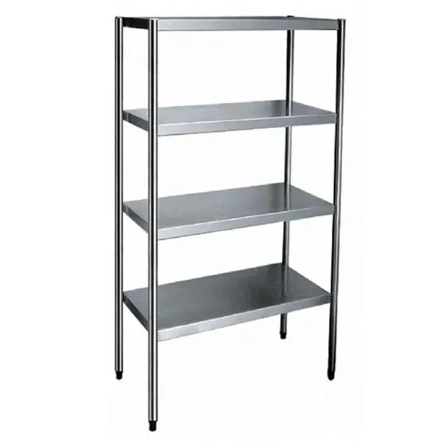 Estante de aço inox 1,00M X 0,40M X 1,80M - Marcos
